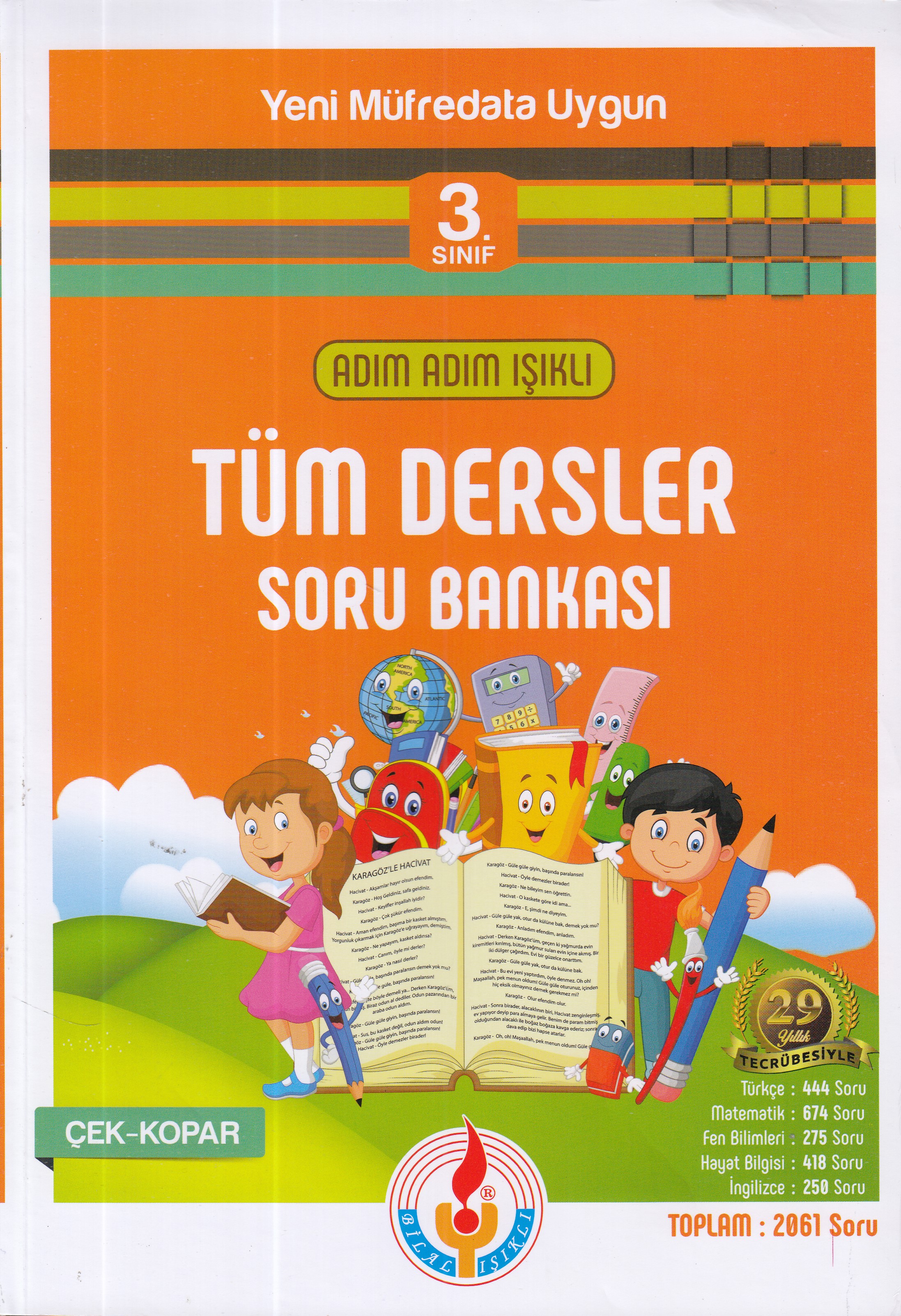 Adım Adım Işıklı 3Sınıf Tüm Dersler Soru Bankası Yeni