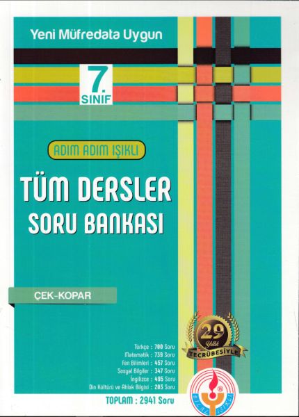 Adım Adım Işıklı 7Sınıf Tüm Dersler Soru Bankası Yeni