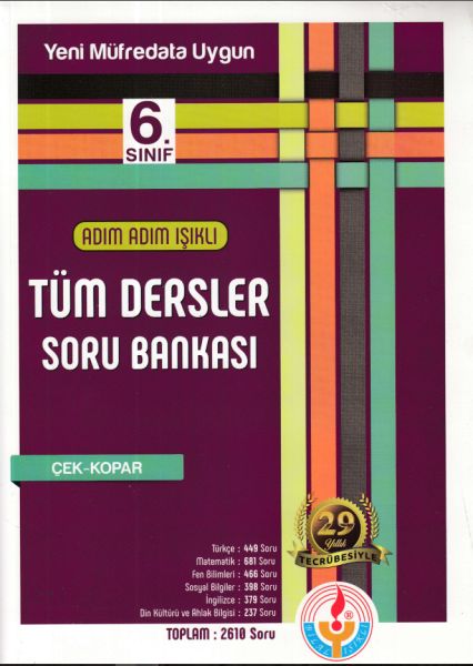 Adım Adım Işıklı 6Sınıf Tüm Dersler Soru Bankası Yeni