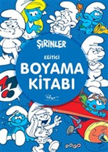 Eğitici Boyama Kitabı  Şirinler