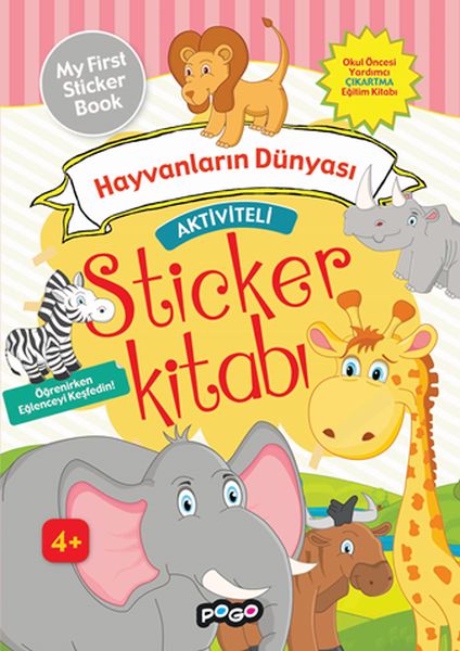 Aktiviteli Sticker Hayvanların Dünyası