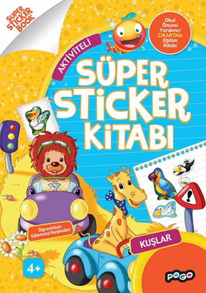 Süper Sticker Kuşlar