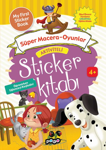 Aktiviteli Sticker Süper Macera  Oyunlar