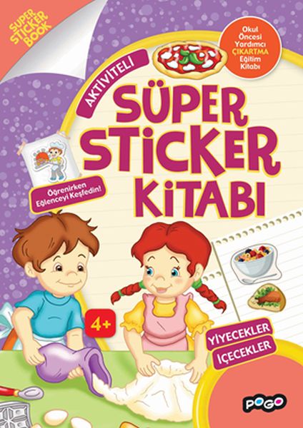 Süper Sticker Yiyecekler İçecekler