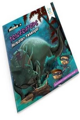 Dinozorlar 8  Triceratops Hırsızları Yakalıyor Poster Hediyeli