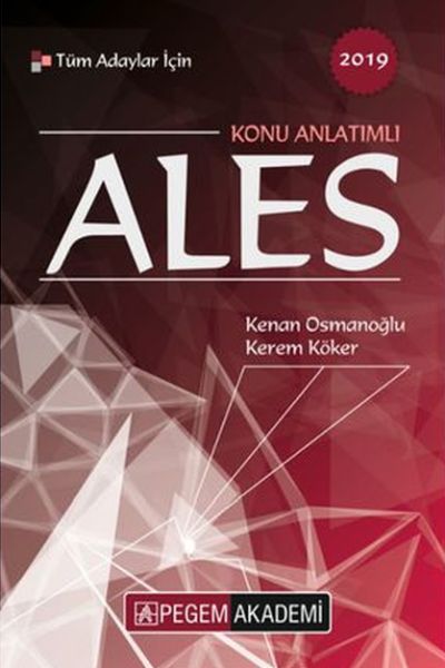 Pegem 2019 ALES Tüm Adaylar İçin Konu Anlatımlı Yeni