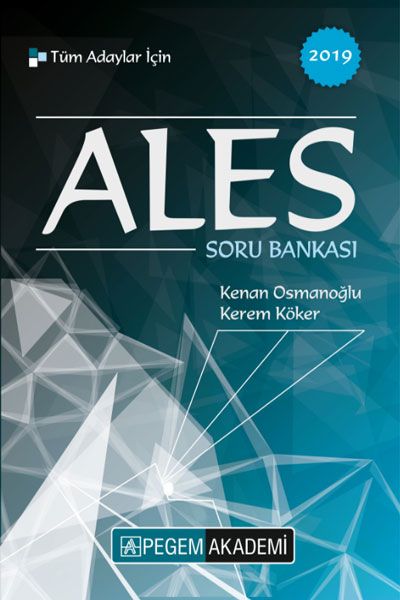 Pegem 2019 ALES Tüm Adaylar İçin Soru Bankası Yeni