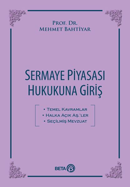 Sermaye Piyasası Hukukuna Giriş