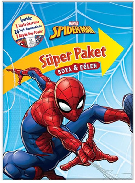 Marvel Spider  Man Süper Paket Boya ve Eğlen