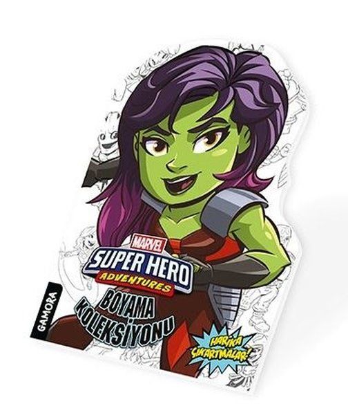 Gamora  Marvel Süper Kahramanlar Boyama Koleksiyonu