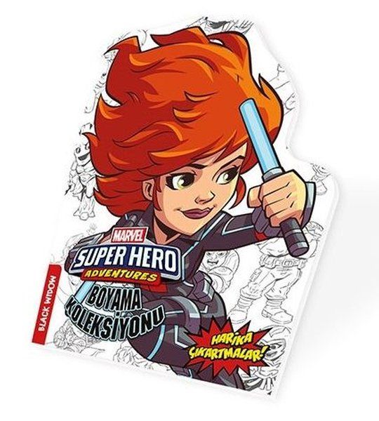 Black Widow  Marvel Süper Kahramanlar Boyama Koleksiyonu