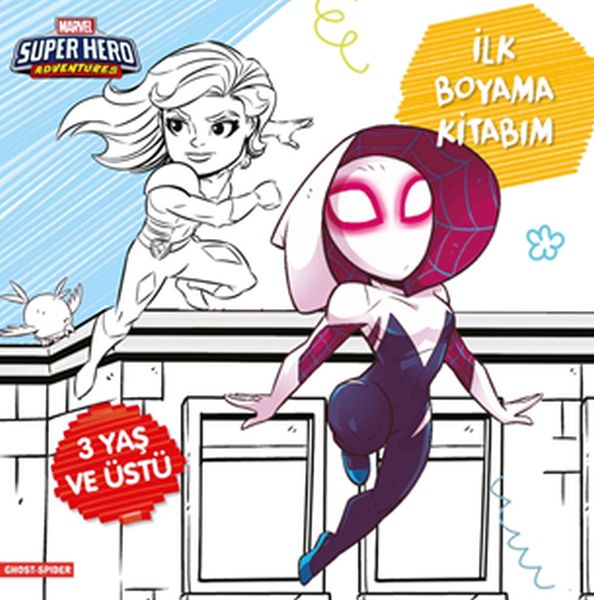 İlk Boyama Kitabım GhostSpider  Marvel Super Hero Adventures