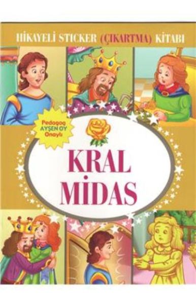 Kral Midas Hikayeli Sticker Çıkartma Kitabı