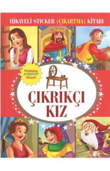 Çıkrıkçı Kız Hikayeli Sticker Çıkartma Kitabı