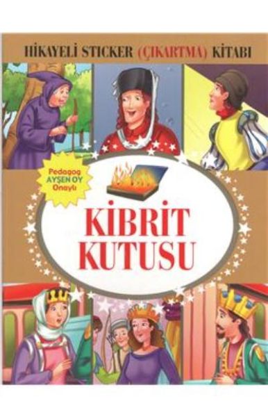 Kibrit Kutusu Hikayeli Sticker Çıkartma Kitabı