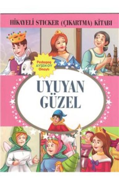 Uyuyan Güzel Hikayeli Sticker Çıkartma Kitabı