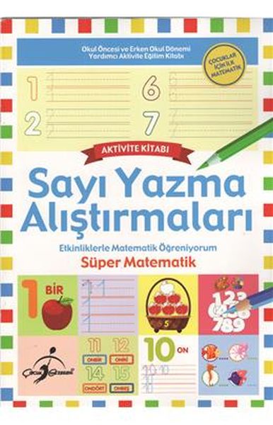 Sayı Yazma Alıştırmaları Çocuklar İçin İlk Matematik