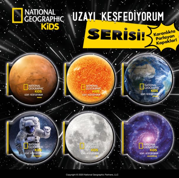 National Geographic Kids  Uzayı Keşfediyorum Mini Set  6 Kitap Takım