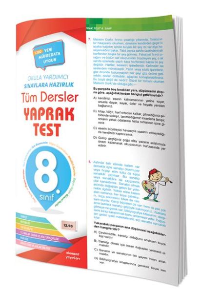 8 Sınıf Tüm Dersler Yaprak Test