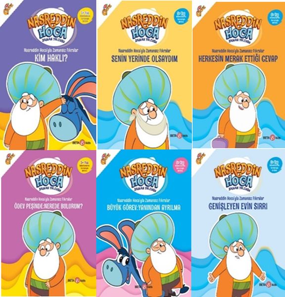 Nasreddin Hocayla Zamansız Fıkralar Serisi 6 Kitap Takım