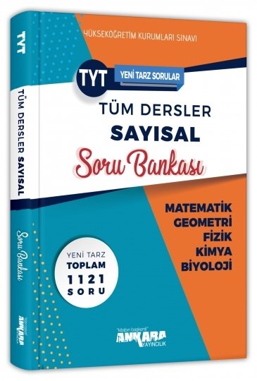 Ankara YKS TYT Tüm Dersler Sayısal Soru Bankası