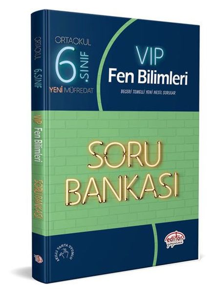 Editör 6 Sınıf VIP Fen Bilimleri Soru Bankası