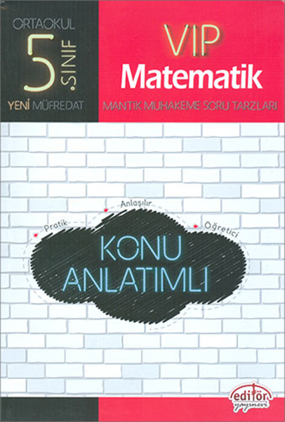 Editör  5Sınıf VIP Matematik Konu Anlatımlı