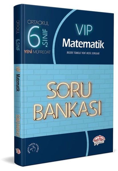 Editör 6 Sınıf VIP Matematik Soru Bankası Yeni