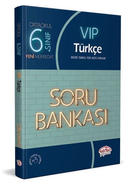 Editör 6 Sınıf VIP Türkçe Soru Bankası Yeni