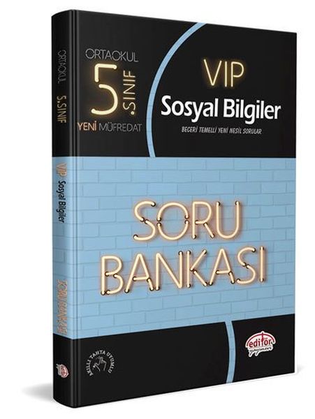 Editör 5 Sınıf VIP Sosyal Bilgiler Soru Bankası Yeni