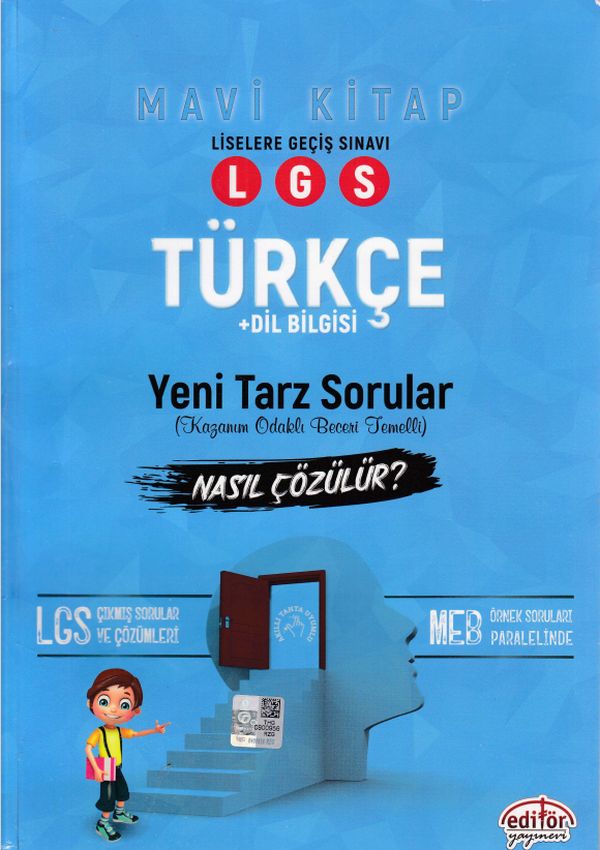 Editör LGS Türkçe Mantık Muhakeme Soruları Nasıl Çözülür Mavi Kitap Yeni