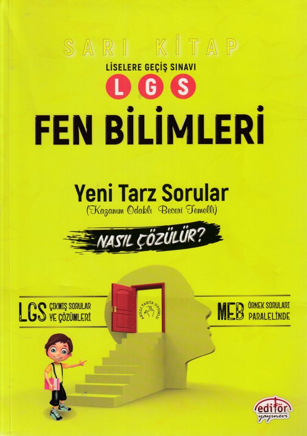 Editör LGS Fen Bilimleri Yeni Tarz Sorular Yeni