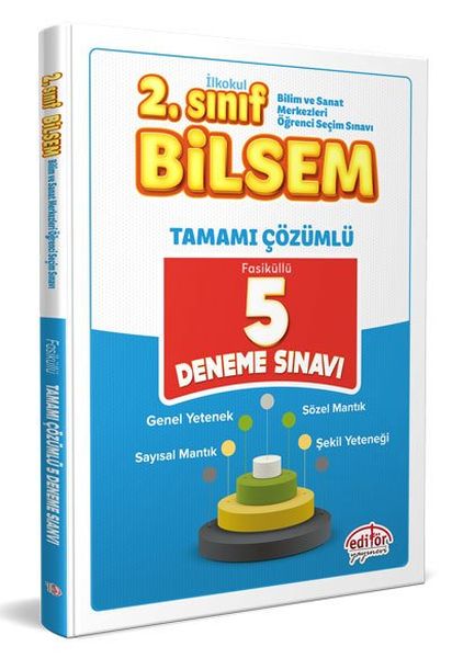 Editör 2 Sınıf Bilsem Çözümlü 5 Deneme Sınavı Yeni