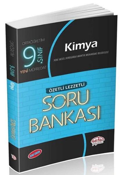 Editör 9 Sınıf Kimya Özetli Lezzetli Soru Bankası Yeni