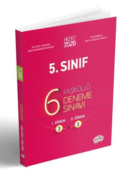 Editör 5 Sınıf 6 3+3 Deneme Sınavı Tamamı Çözümlü YENİ