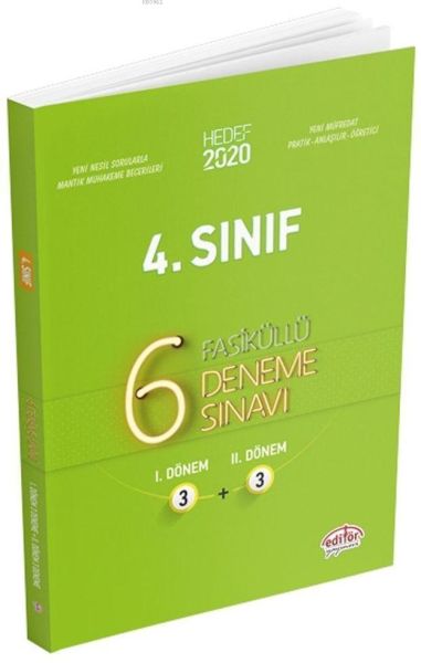 Editör 4 Sınıf Fasiküllü 6 Deneme Sınavı