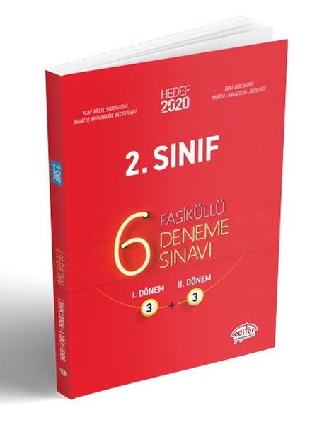 Editör 2 Sınıf 6 Fasikül 3+3 Deneme Sınavı