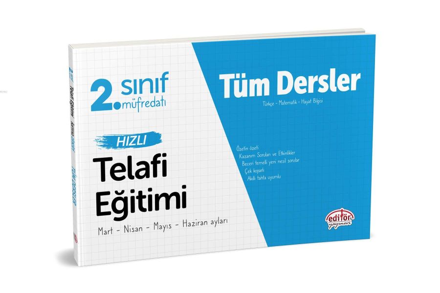 Editör 2 Sınıf Tüm Dersler Hızlı Telafi Eğitimi