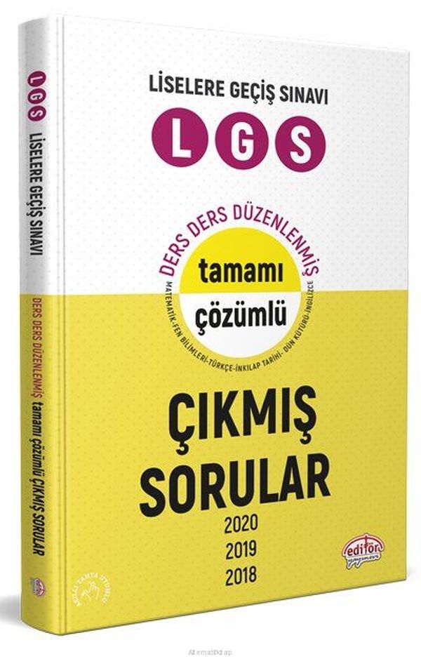 Editör LGS Çıkmış Sorular ve Çözümleri Yeni