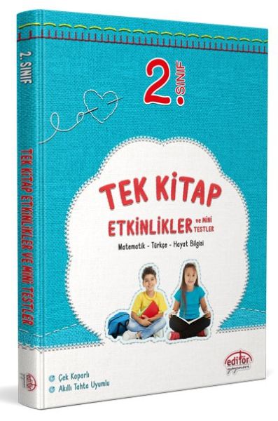 Editör 2 Sınıf Tek Kitap Etkinlikler ve Mini Testler