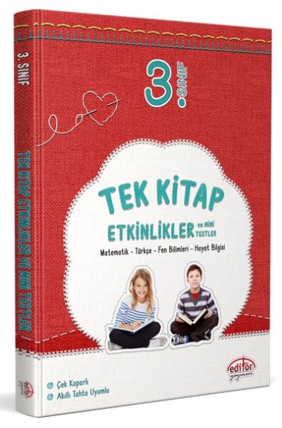 Editör 3 Sınıf Tek Kitap Etkinlikler ve Mini Testler