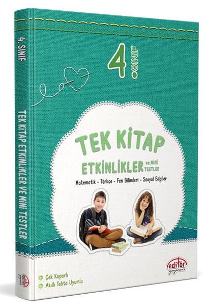 Editör 4 Sınıf Tek Kitap Etkinlikler ve Mini Testler