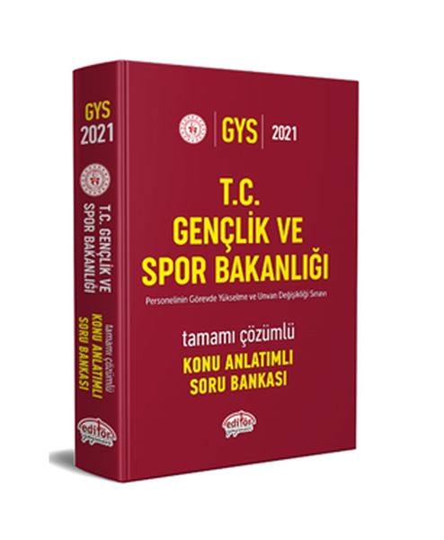 Editör TC Gençlik ve Spor Bakanlığı Görevde Yükselme ve Ünvan Değişikliği KA SB