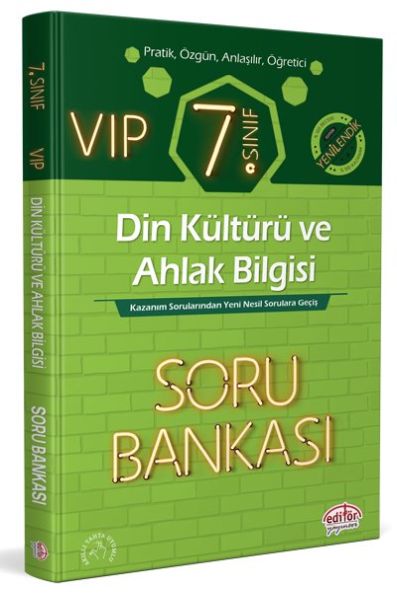 Editör 7 Sınıf VIP Din Kültürü ve Ahlak Bilgisi Soru Bankası