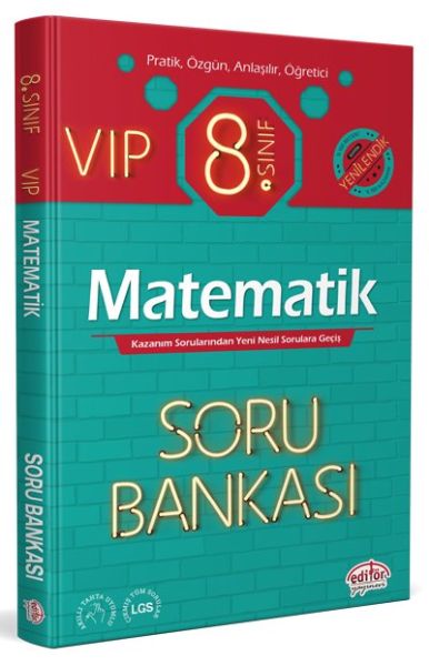 Editör 8 Sınıf VIP Matematik Soru Bankası