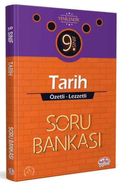 Editör 9 Sınıf Tarih Özetli Lezzetli Soru Bankası