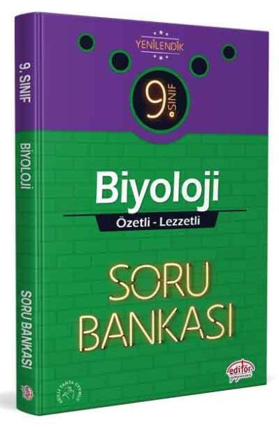 Editör 9 Sınıf Biyoloji Özel Lezzetli Soru Bankası YENİ