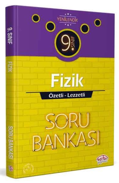 Editör 9 Sınıf Fizik Özetli Lezzetli Soru Bankası