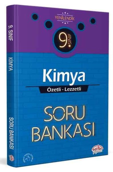 Editör 9 Sınıf Kimya Özetli Lezzetli Soru Bankası