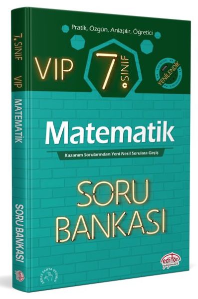 Editör 7 Sınıf VIP Matematik Soru Bankası